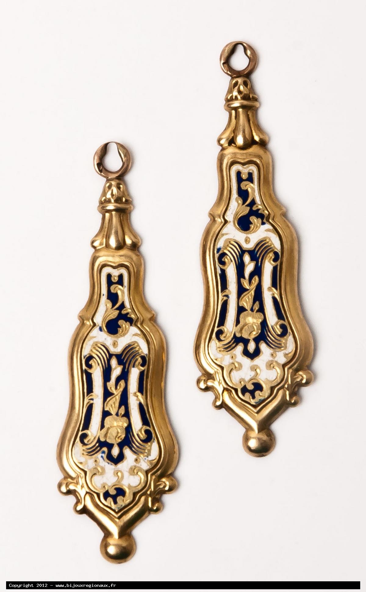 Boucles D'oreilles Anciennes (modèle 8-35) - Occasion - Bijoux Vintage