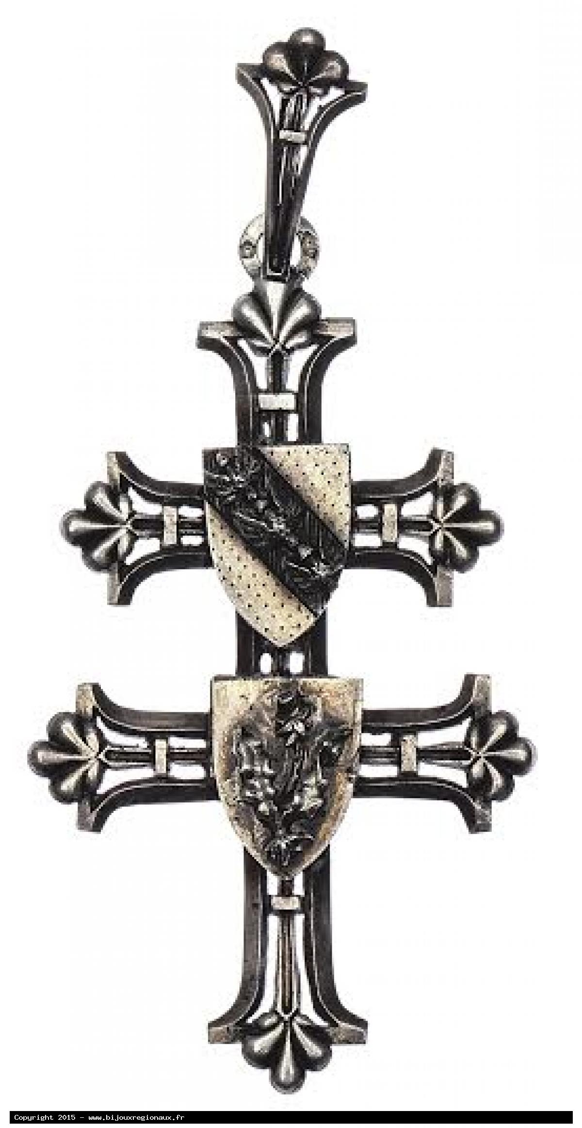 Croix de Lorraine tréflée - Croix régionales - Bijou Toulhoat